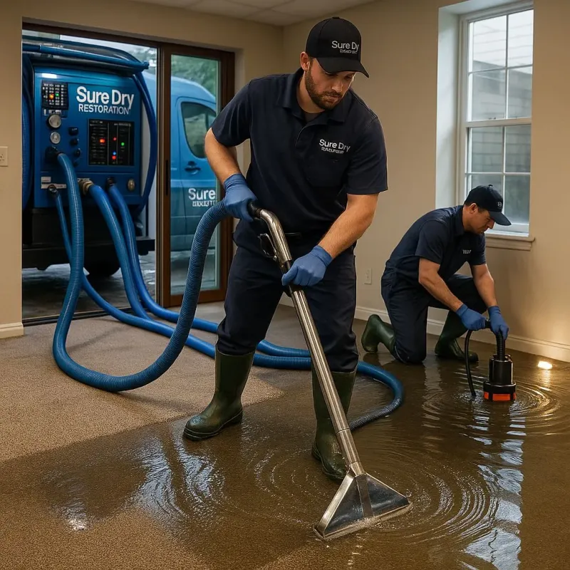 Water Extraction and Removal process in North Caldwell, NJ
